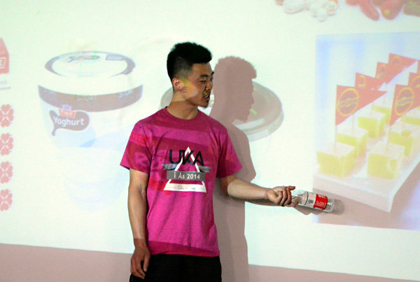 学长讲话 动科院记者 代秀文 摄